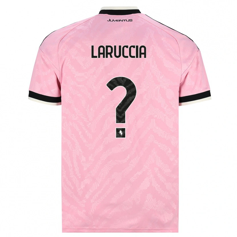 Danxen Barn Christian Laruccia #0 Rosa Svart Bortetrøye Drakt Trøye 2026/27 Skjorter T-Skjorte