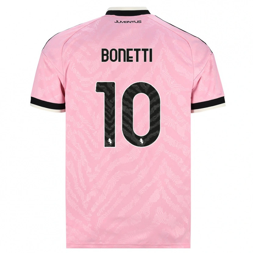 Danxen Barn Andrea Bonetti #10 Rosa Svart Bortetrøye Drakt Trøye 2026/27 Skjorter T-Skjorte