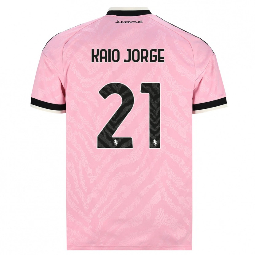 Danxen Barn Kaio Jorge #21 Rosa Svart Bortetrøye Drakt Trøye 2026/27 Skjorter T-Skjorte