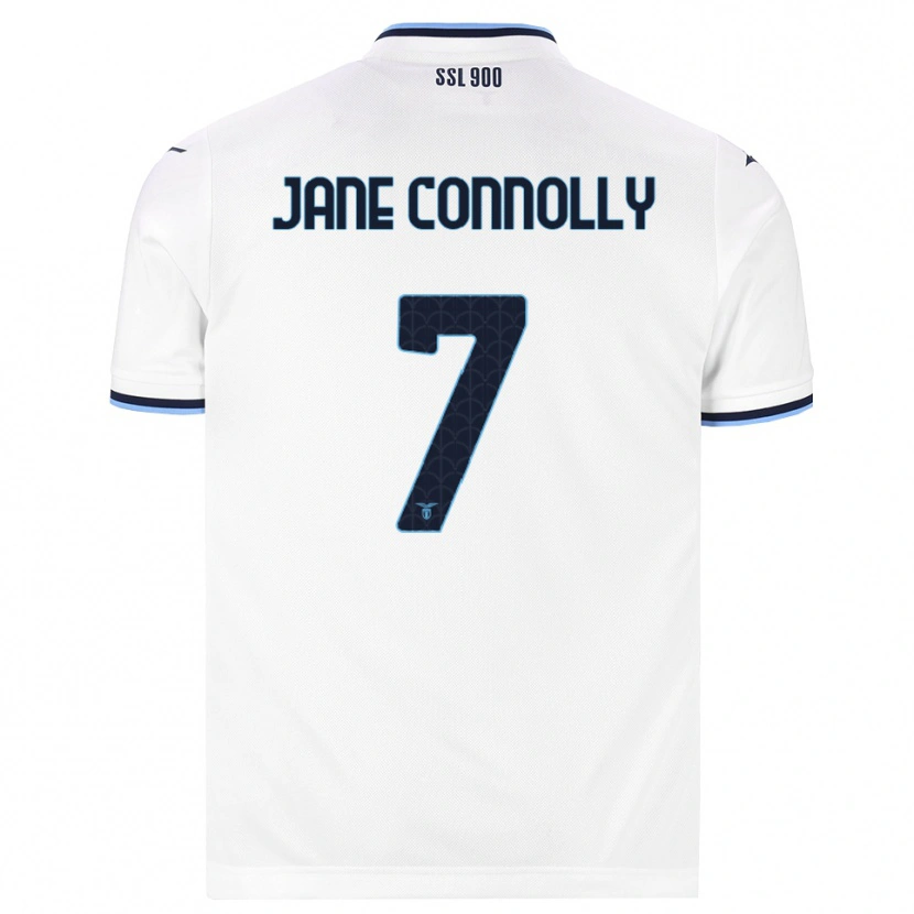 Danxen Barn Megan Jane Connolly #7 Hvit Marineblå Bortetrøye Drakt Trøye 2026/27 Skjorter T-Skjorte