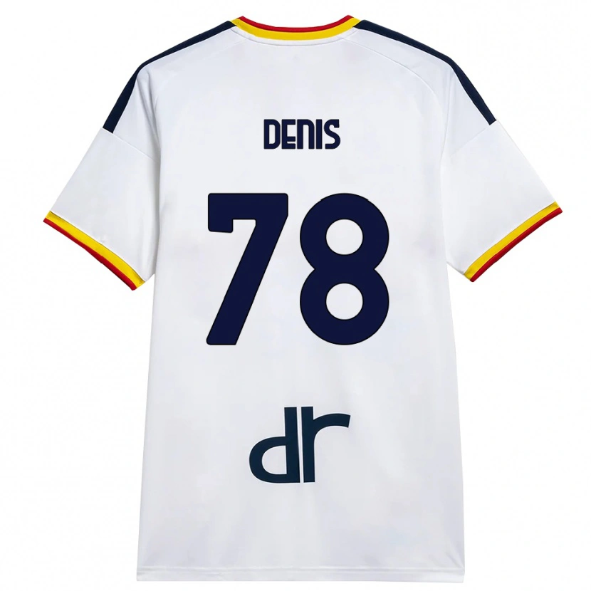 Danxen Barn Max Denis #78 Hvit Gul Rød Bortetrøye Drakt Trøye 2026/27 Skjorter T-Skjorte