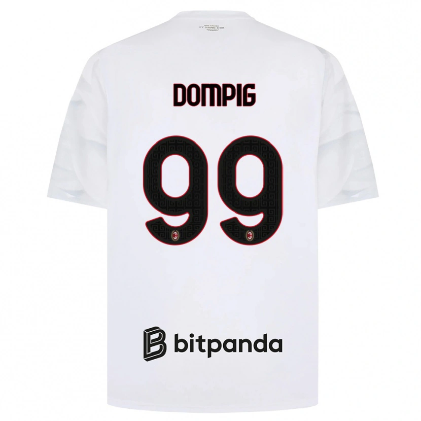 Danxen Barn Chanté Dompig #99 Hvit Rød Svart Bortetrøye Drakt Trøye 2026/27 Skjorter T-Skjorte