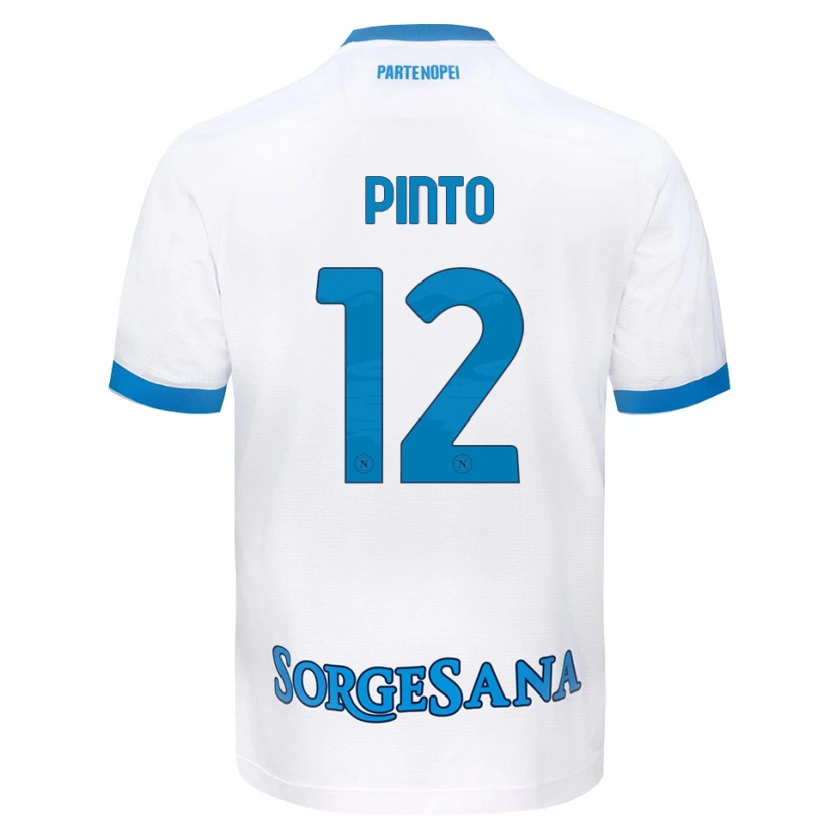 Danxen Barn Ciro Pinto #12 Hvit Himmelblå Bortetrøye Drakt Trøye 2026/27 Skjorter T-Skjorte