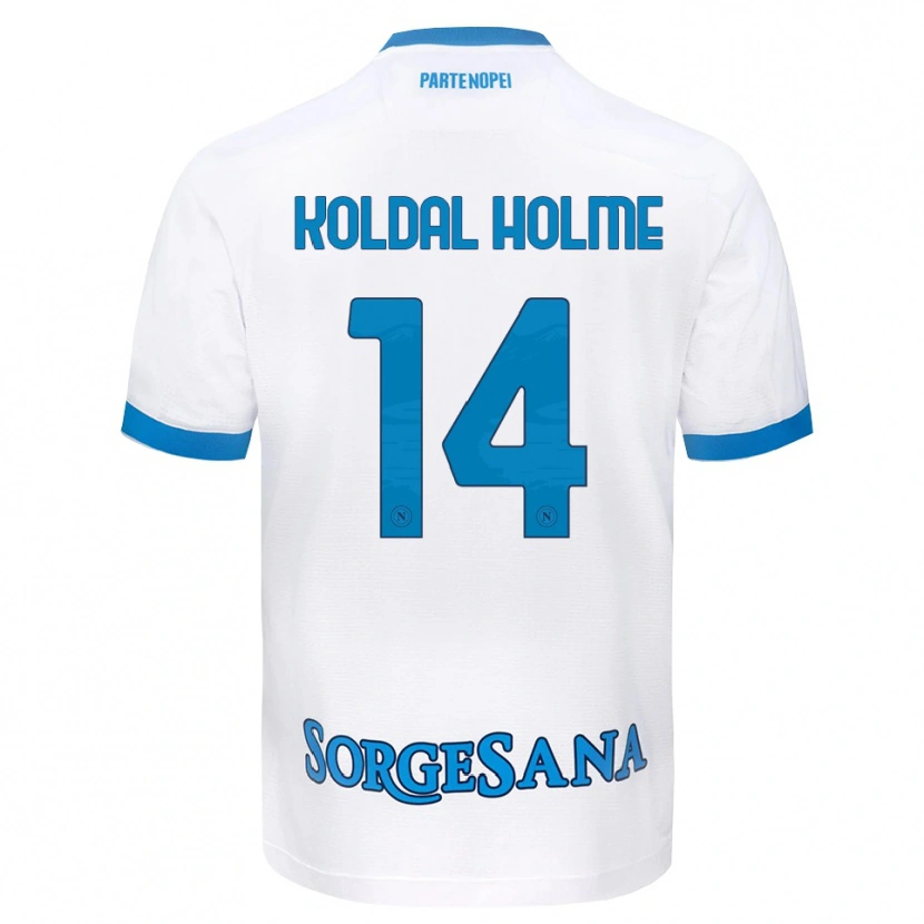 Danxen Barn Madelen Koldal Holme #14 Hvit Himmelblå Bortetrøye Drakt Trøye 2026/27 Skjorter T-Skjorte