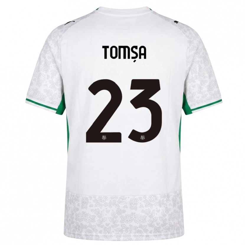 Danxen Barn Troy Tomșa #23 Hvit Svart Grønn Bortetrøye Drakt Trøye 2026/27 Skjorter T-Skjorte