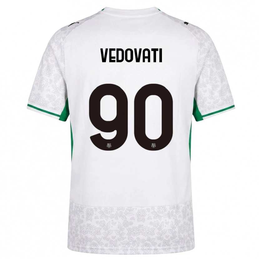 Danxen Barn Gabriele Vedovati #90 Hvit Svart Grønn Bortetrøye Drakt Trøye 2026/27 Skjorter T-Skjorte