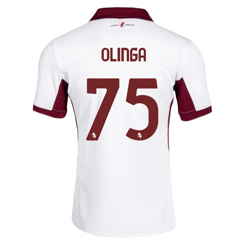 Danxen Barn Kenny Liema Olinga #75 Burgunder Hvit Rød Bortetrøye Drakt Trøye 2026/27 Skjorter T-Skjorte