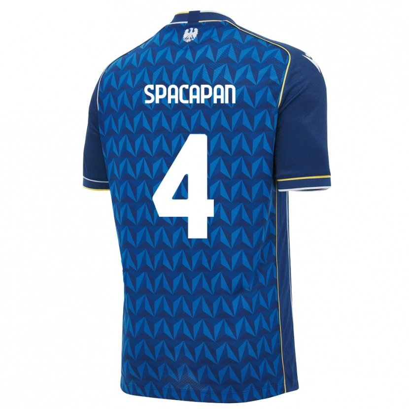 Danxen Barn Luka Spacapan #4 Kongeblå Hvit Blå Bortetrøye Drakt Trøye 2026/27 Skjorter T-Skjorte