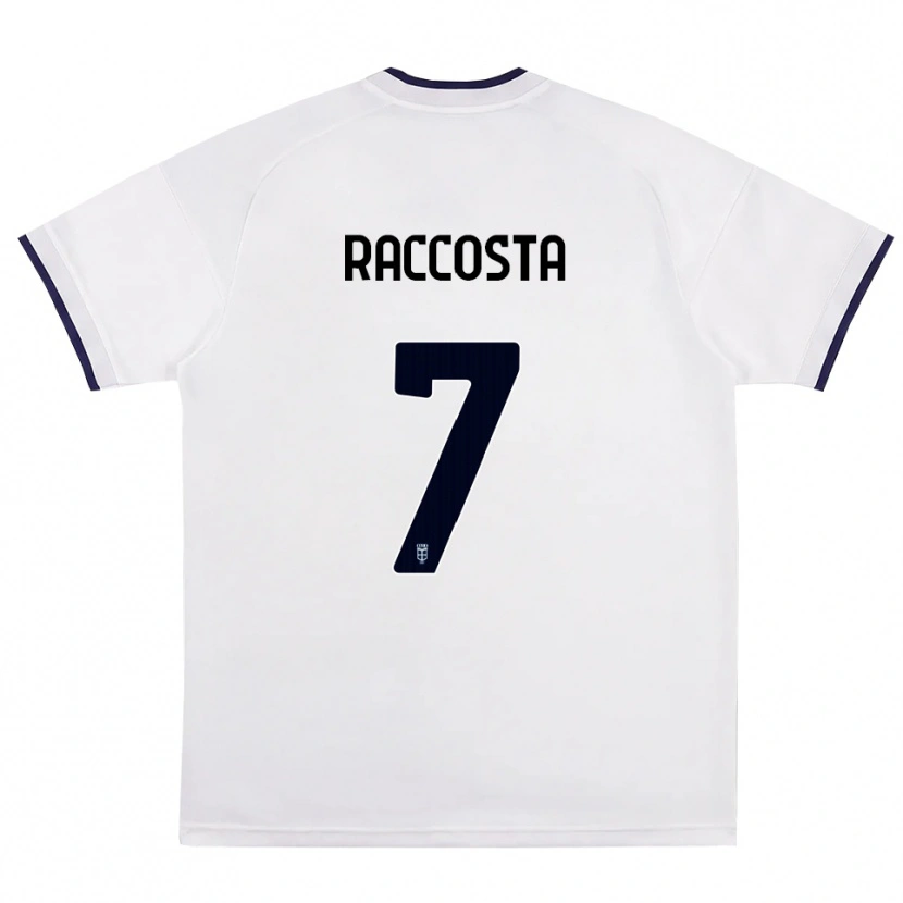 Danxen Barn Jacopo Raccosta #7 Hvit Rød Kongeblå Bortetrøye Drakt Trøye 2026/27 Skjorter T-Skjorte