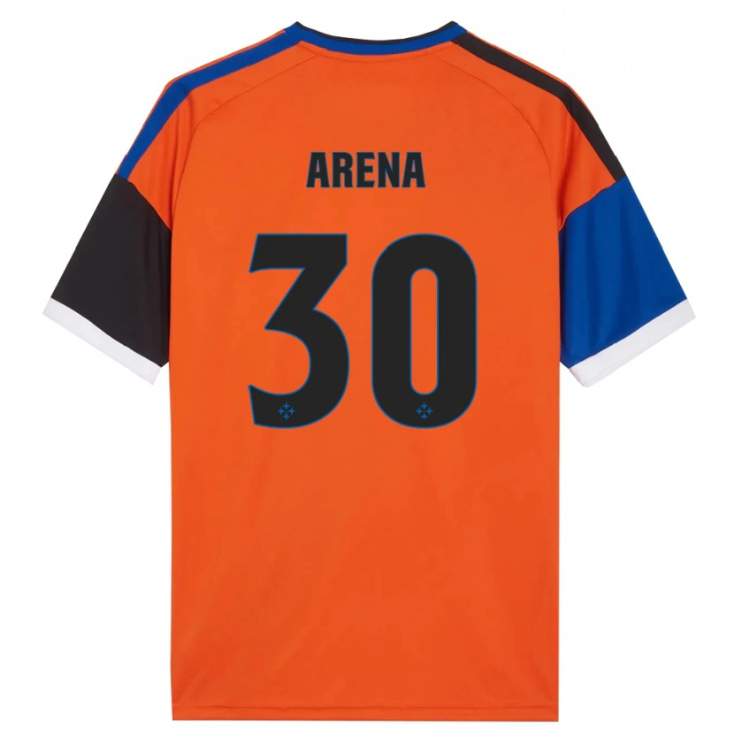 Danxen Barn Alessandro Arena #30 Oransje Blå Svart Hvit Bortetrøye Drakt Trøye 2026/27 Skjorter T-Skjorte