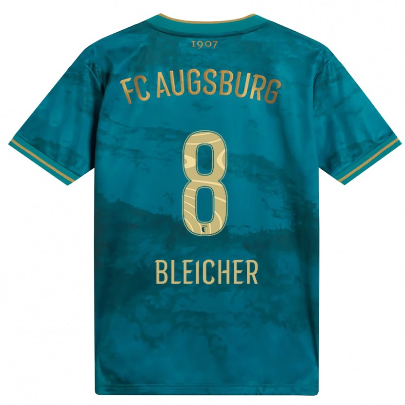 Danxen Barn Franz Xaver Bleicher #8 Grønn Brun Bortetrøye Drakt Trøye 2026/27 Skjorter T-Skjorte