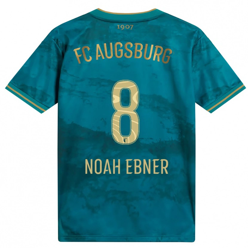 Danxen Barn Noah Ebner #8 Grønn Brun Bortetrøye Drakt Trøye 2026/27 Skjorter T-Skjorte