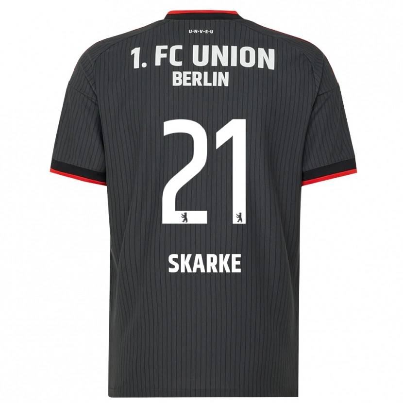 Danxen Barn Tim Skarke #21 Svart Hvit Rød Bortetrøye Drakt Trøye 2026/27 Skjorter T-Skjorte