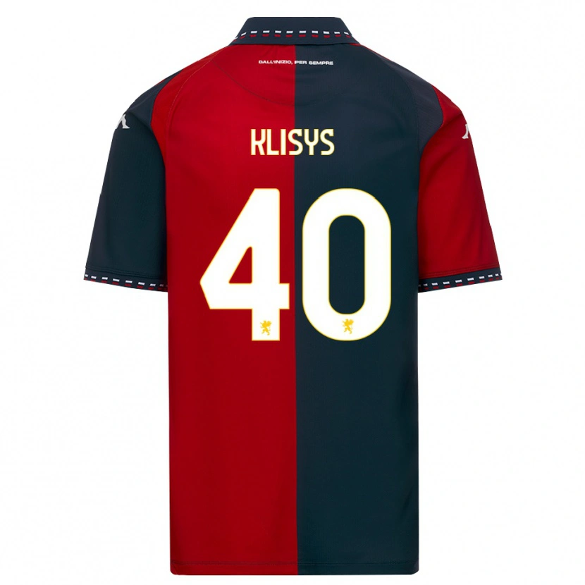 Danxen Mann Lukas Klišys #40 Rød Svart Hvit Hjemmetrøye Drakt Trøye 2026/27 Skjorter T-Skjorte