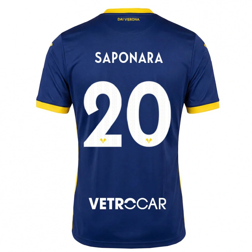 Danxen Mann Riccardo Saponara #20 Kongeblå Gul Hvit Hjemmetrøye Drakt Trøye 2026/27 Skjorter T-Skjorte