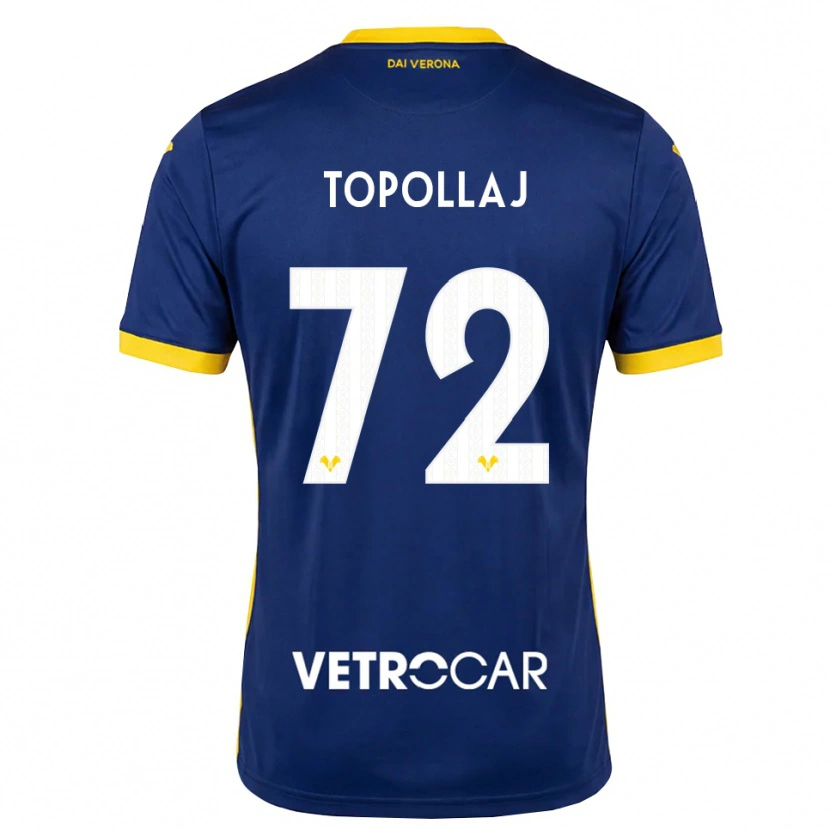 Danxen Mann Mark Topollaj #72 Kongeblå Gul Hvit Hjemmetrøye Drakt Trøye 2026/27 Skjorter T-Skjorte