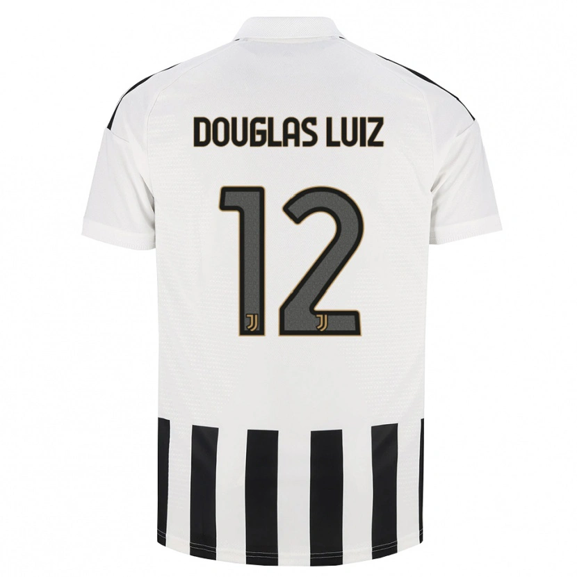 Danxen Mann Douglas Luiz #12 Svart Hvit Brun Hjemmetrøye Drakt Trøye 2026/27 Skjorter T-Skjorte
