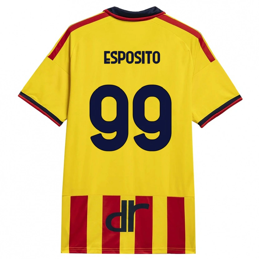 Danxen Mann Pasquale Esposito #99 Gul Rød Hjemmetrøye Drakt Trøye 2026/27 Skjorter T-Skjorte