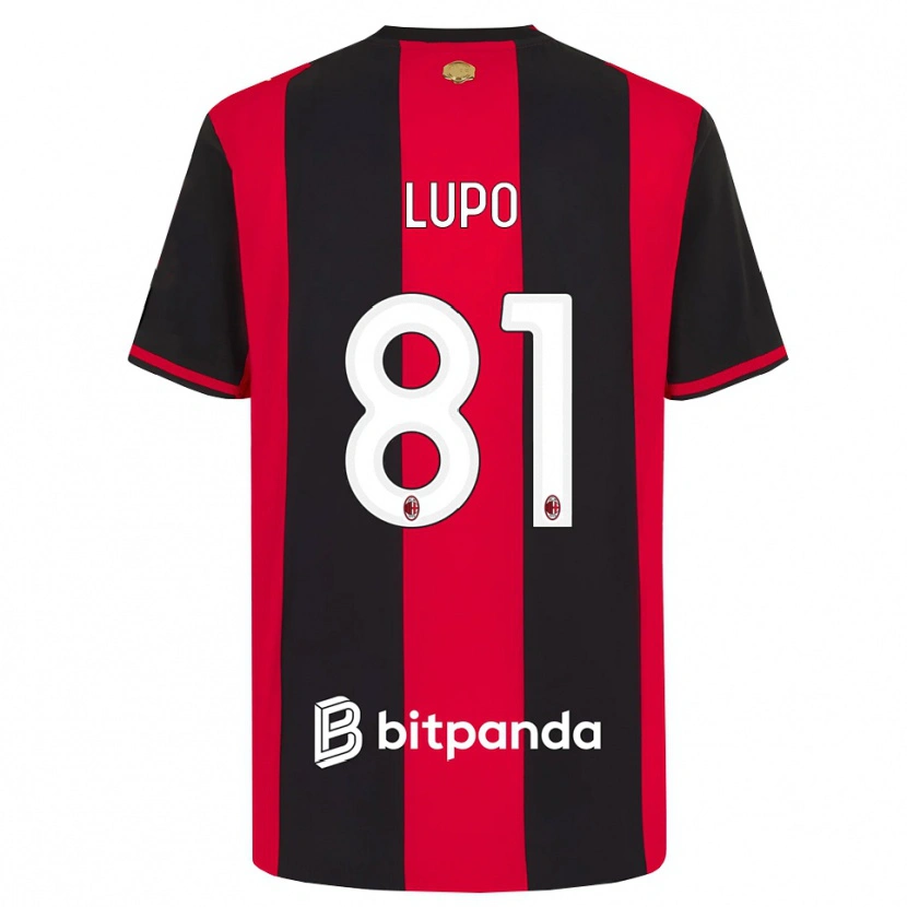 Danxen Mann Simone Lupo #81 Rød Svart Hvit Hjemmetrøye Drakt Trøye 2026/27 Skjorter T-Skjorte