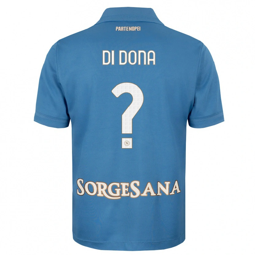 Danxen Mann Domenico Di Dona #0 Dis Blå Hvit Hjemmetrøye Drakt Trøye 2026/27 Skjorter T-Skjorte