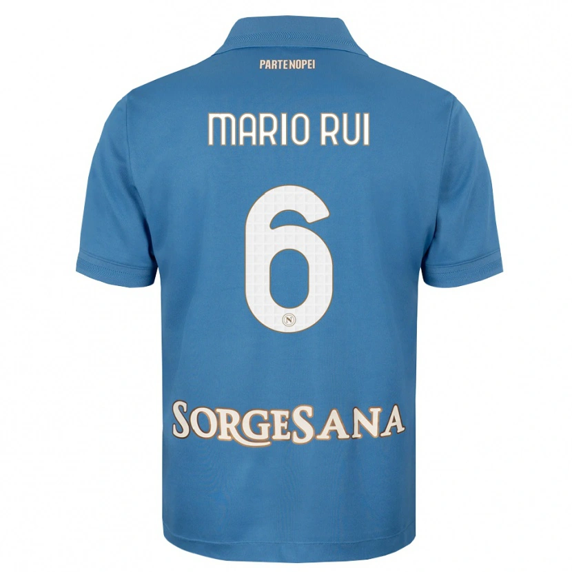 Danxen Mann Mario Rui #6 Dis Blå Hvit Hjemmetrøye Drakt Trøye 2026/27 Skjorter T-Skjorte