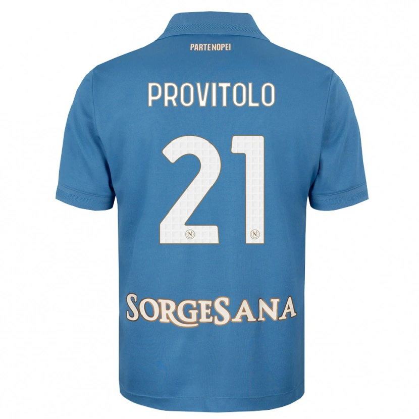 Danxen Mann Vincenzo Provitolo #21 Dis Blå Hvit Hjemmetrøye Drakt Trøye 2026/27 Skjorter T-Skjorte