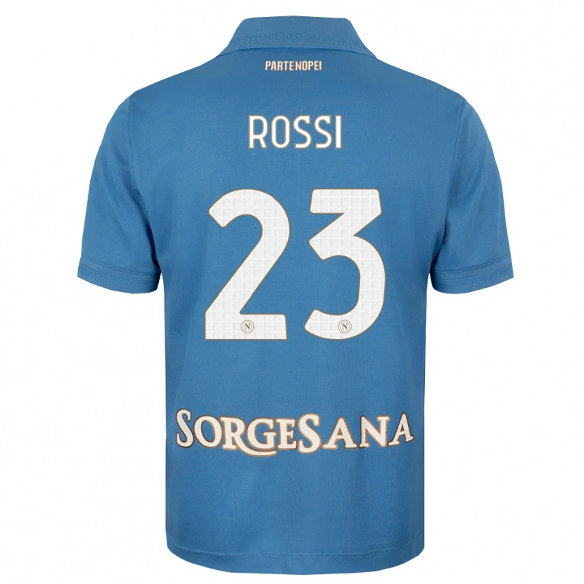 Danxen Mann Leonardo Rossi #23 Dis Blå Hvit Hjemmetrøye Drakt Trøye 2026/27 Skjorter T-Skjorte
