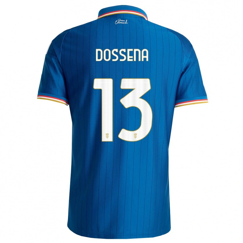 Danxen Mann Alberto Dossena #13 Blå Hvit Rød Hjemmetrøye Drakt Trøye 2026/27 Skjorter T-Skjorte