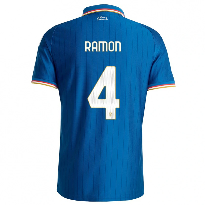 Danxen Mann Jacobo Ramón #4 Blå Hvit Rød Hjemmetrøye Drakt Trøye 2026/27 Skjorter T-Skjorte
