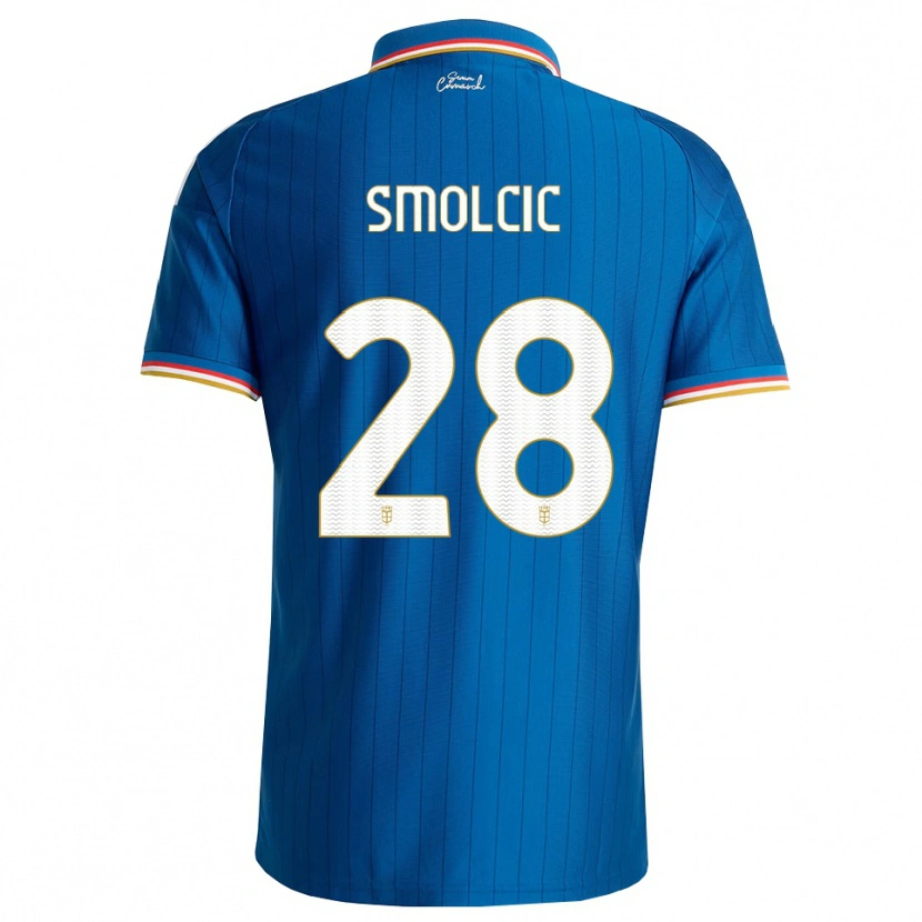 Danxen Mann Ivan Smolcic #28 Blå Hvit Rød Hjemmetrøye Drakt Trøye 2026/27 Skjorter T-Skjorte