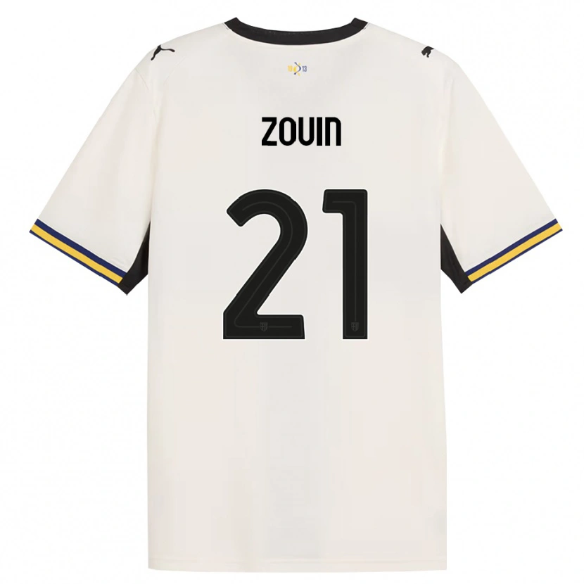 Danxen Mann Aymen Zouin #21 Off-White Svart Gul Hjemmetrøye Drakt Trøye 2026/27 Skjorter T-Skjorte