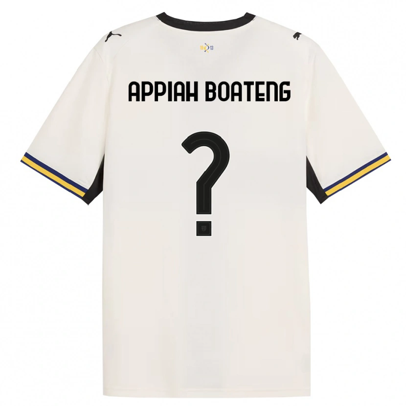 Danxen Mann Matthew Appiah Boateng #0 Off-White Svart Gul Hjemmetrøye Drakt Trøye 2026/27 Skjorter T-Skjorte