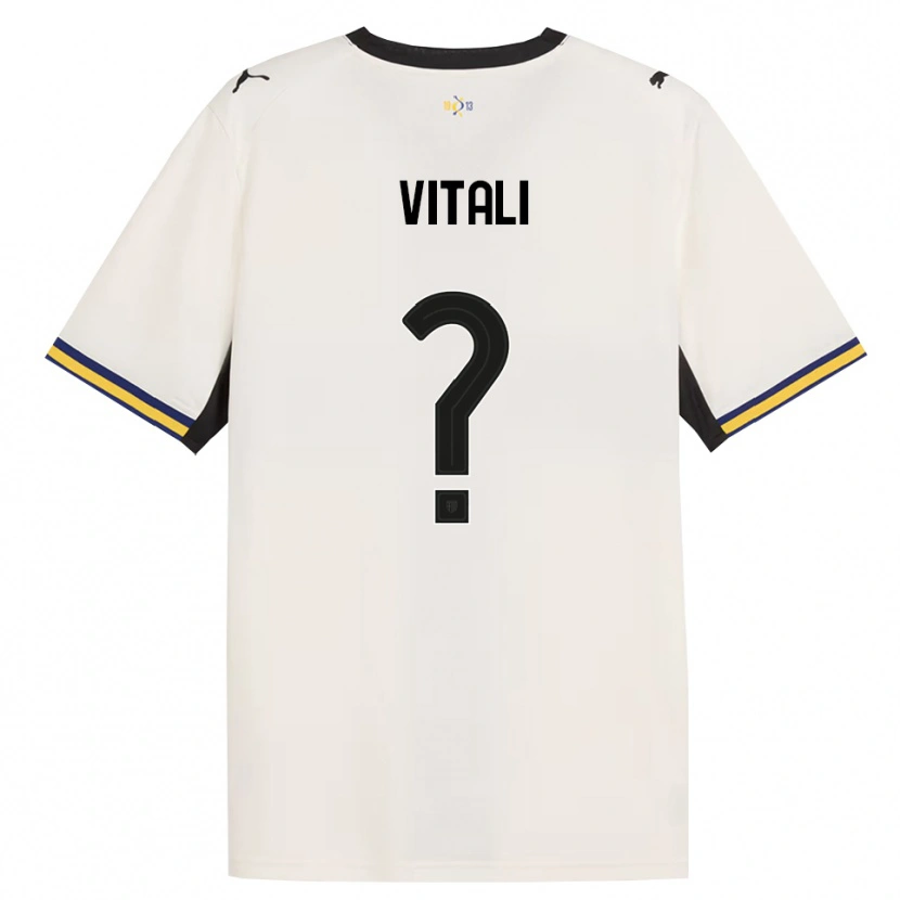Danxen Mann Lorenzo Vitali #0 Off-White Svart Gul Hjemmetrøye Drakt Trøye 2026/27 Skjorter T-Skjorte