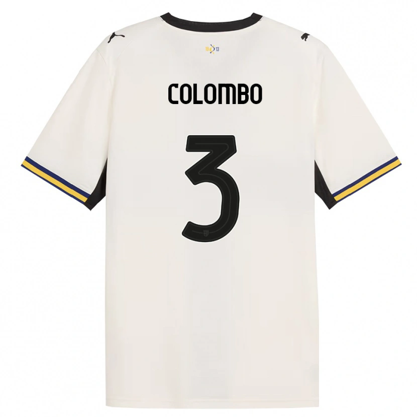 Danxen Mann Daniel Colombo #3 Off-White Svart Gul Hjemmetrøye Drakt Trøye 2026/27 Skjorter T-Skjorte