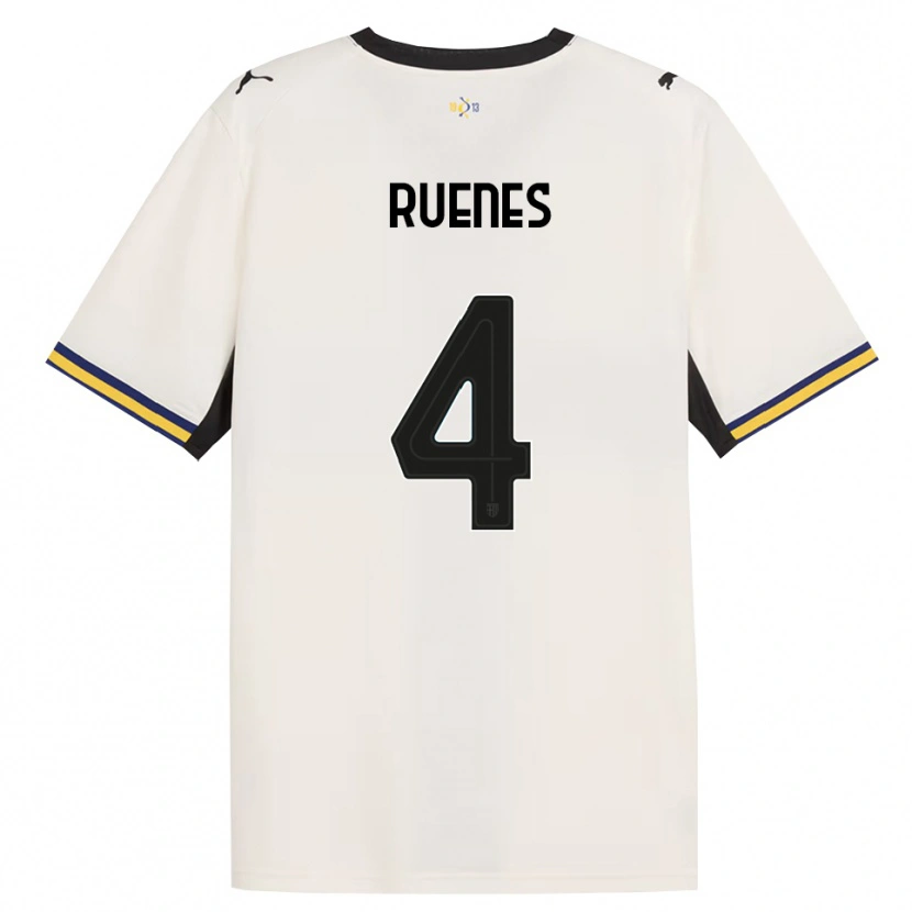 Danxen Mann Roger Ruenes #4 Off-White Svart Gul Hjemmetrøye Drakt Trøye 2026/27 Skjorter T-Skjorte