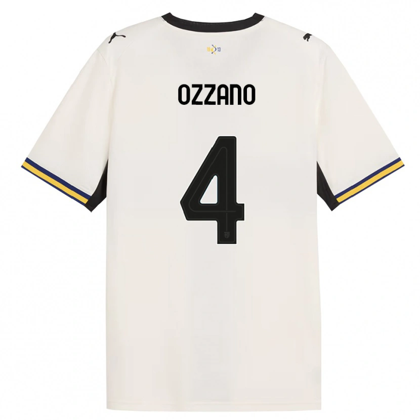 Danxen Mann Roberto Ozzano #4 Off-White Svart Gul Hjemmetrøye Drakt Trøye 2026/27 Skjorter T-Skjorte