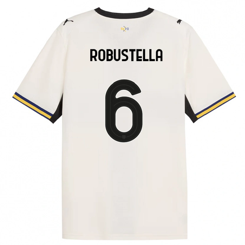 Danxen Mann Daniele Robustella #6 Off-White Svart Gul Hjemmetrøye Drakt Trøye 2026/27 Skjorter T-Skjorte