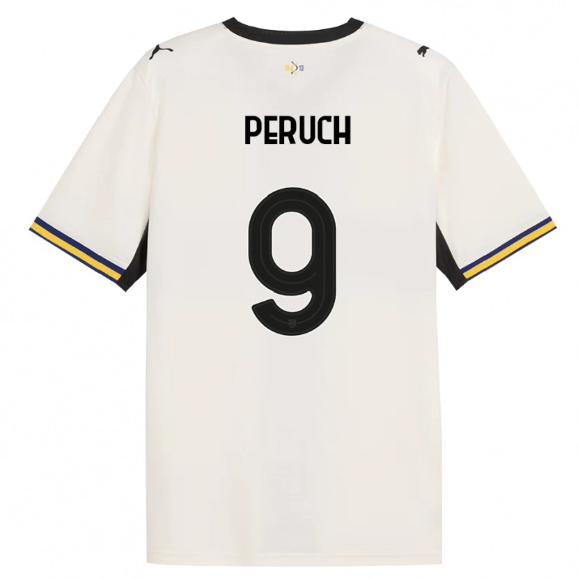 Danxen Mann Pietro Peruch #9 Off-White Svart Gul Hjemmetrøye Drakt Trøye 2026/27 Skjorter T-Skjorte