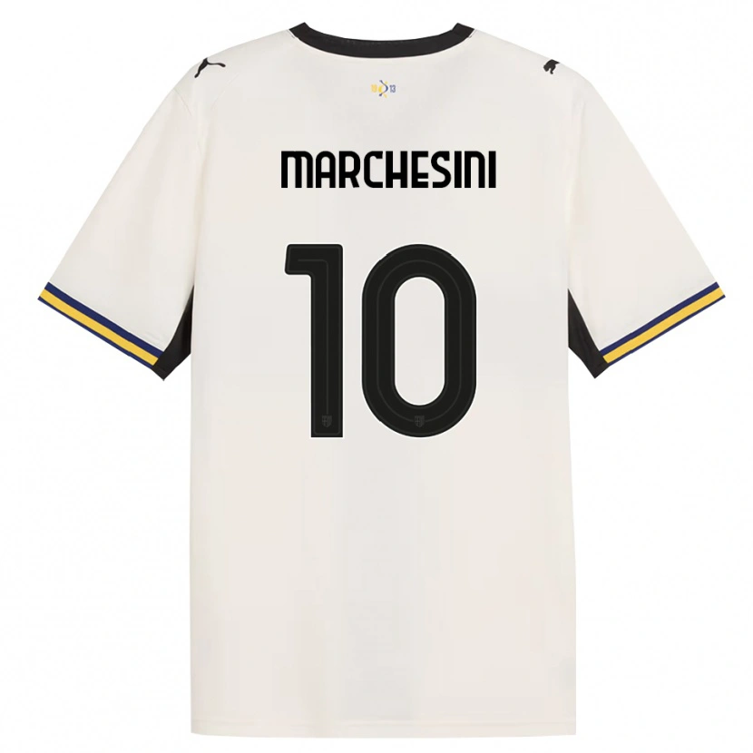 Danxen Mann Cosimo Marchesini #10 Off-White Svart Gul Hjemmetrøye Drakt Trøye 2026/27 Skjorter T-Skjorte