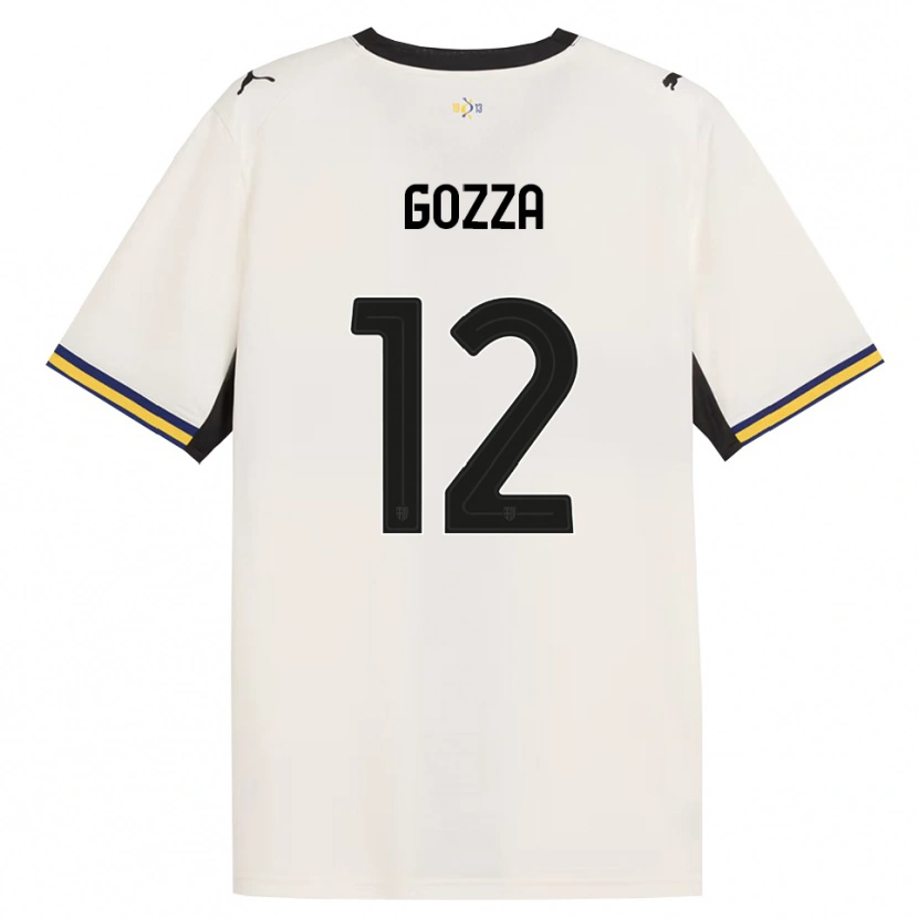 Danxen Mann Luca Gozza #12 Off-White Svart Gul Hjemmetrøye Drakt Trøye 2026/27 Skjorter T-Skjorte
