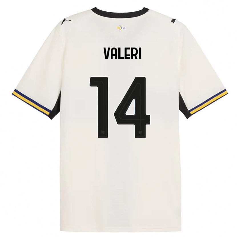 Danxen Mann Emanuele Valeri #14 Off-White Svart Gul Hjemmetrøye Drakt Trøye 2026/27 Skjorter T-Skjorte