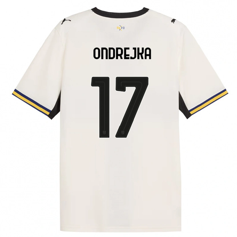 Danxen Mann Jacob Ondrejka #17 Off-White Svart Gul Hjemmetrøye Drakt Trøye 2026/27 Skjorter T-Skjorte