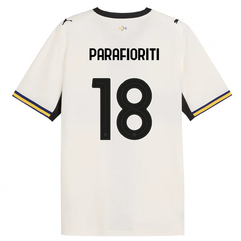 Danxen Mann Giovanni Parafioriti #18 Off-White Svart Gul Hjemmetrøye Drakt Trøye 2026/27 Skjorter T-Skjorte