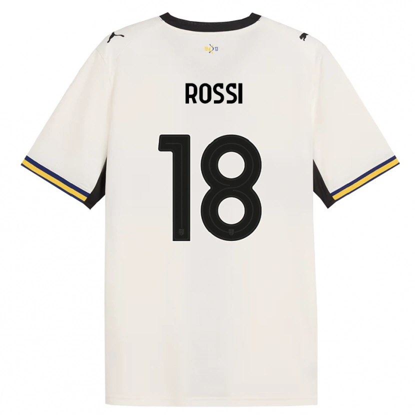 Danxen Mann Diego Rossi #18 Off-White Svart Gul Hjemmetrøye Drakt Trøye 2026/27 Skjorter T-Skjorte