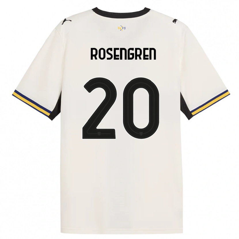 Danxen Mann Lukas Rosengren #20 Off-White Svart Gul Hjemmetrøye Drakt Trøye 2026/27 Skjorter T-Skjorte