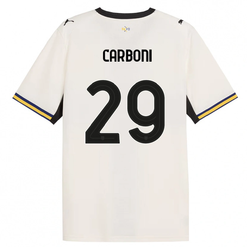 Danxen Mann Franco Carboni #29 Off-White Svart Gul Hjemmetrøye Drakt Trøye 2026/27 Skjorter T-Skjorte