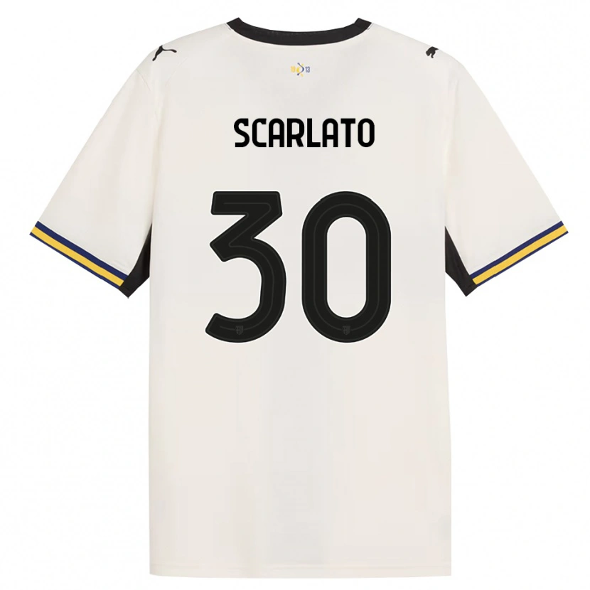Danxen Mann Luca Scarlato #30 Off-White Svart Gul Hjemmetrøye Drakt Trøye 2026/27 Skjorter T-Skjorte
