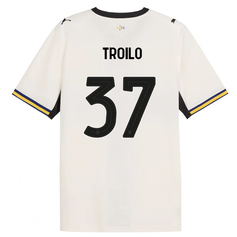 Danxen Mann Mariano Troilo #37 Off-White Svart Gul Hjemmetrøye Drakt Trøye 2026/27 Skjorter T-Skjorte
