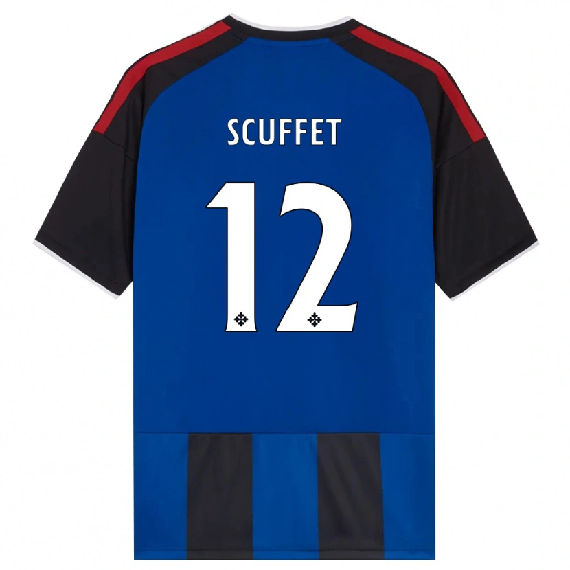 Danxen Mann Simone Scuffet #12 Svart Rød Hvit Blå Hjemmetrøye Drakt Trøye 2026/27 Skjorter T-Skjorte