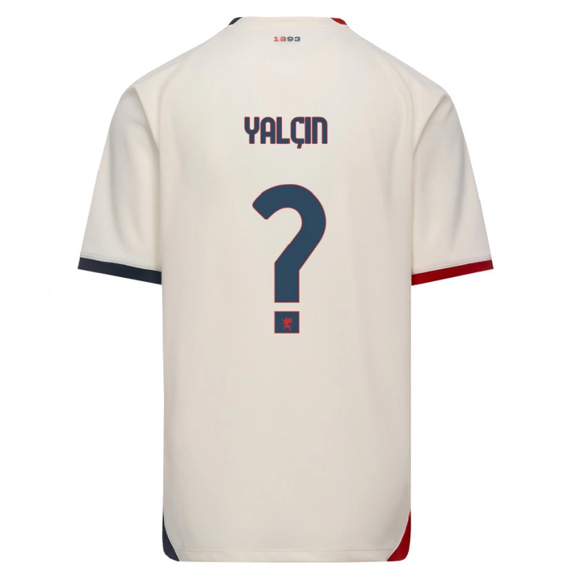 Danxen Mann Güven Yalçın #0 Off-White Rød Bortetrøye Drakt Trøye 2026/27 Skjorter T-Skjorte